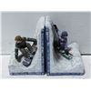 SNOWBOARD BOOK ENDS 6-1/2"H