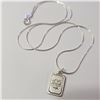 JP974-163 SILVER NECKLACE