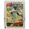 1980 O-PEE-CHEE EDDIE MURRAY CARD NUMBER 88