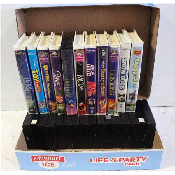 COLLECTION OF KIDS VHS MOVIES