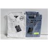 Image 1 : NEW MEN'S SHIRTS 1DENIM 1WHITE SIZE 2XL