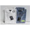 Image 1 : NEW MEN'S SHIRTS 1DENIM 1WHITE SIZE 2XL