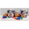 Image 1 : 2 MR. POTATO HEAD FIGURES WITH ACCESSORIES