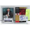 Image 1 : 2 ON CARD HOCKEY SIGNATURE CARDS - SIGNATURES ARE