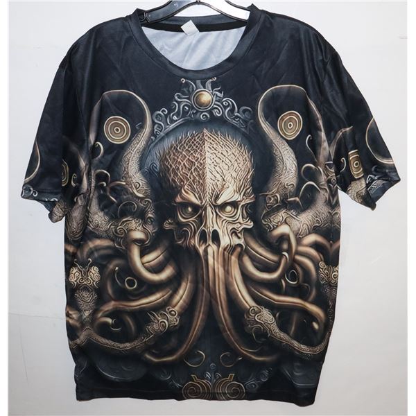 NEW KRAKEN THEME MENS SIZE LARGE T-SHIRT