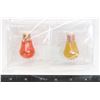 Image 1 : 2 NEW BULB SHAPED GLITTER LIP OILS