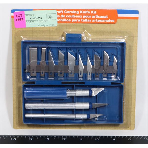 NEW 13 PC CRAFT KNIFE SET