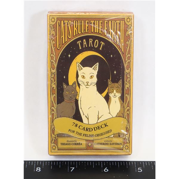 NEW CAT DOMINATES THE EARTH TAROT CARD SET
