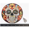 Image 1 : NEW 6" SUGAR SKULL THEME HANGING WINDOW LIGHT