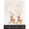 Image 1 : NEW VINTAGE STYLE DEER DROP EARRINGS