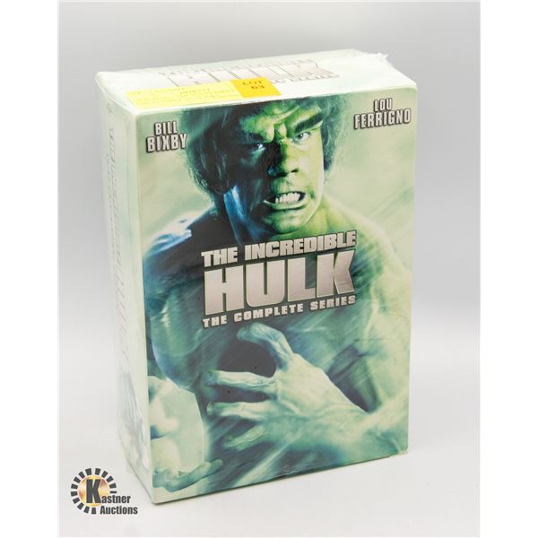 NEW DVD - THE INCREDIBLE HULK THE COMPLETE SERIES