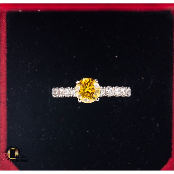 #1019-1.00 CT ROUND BRILLIANT CUT MOISSANITE