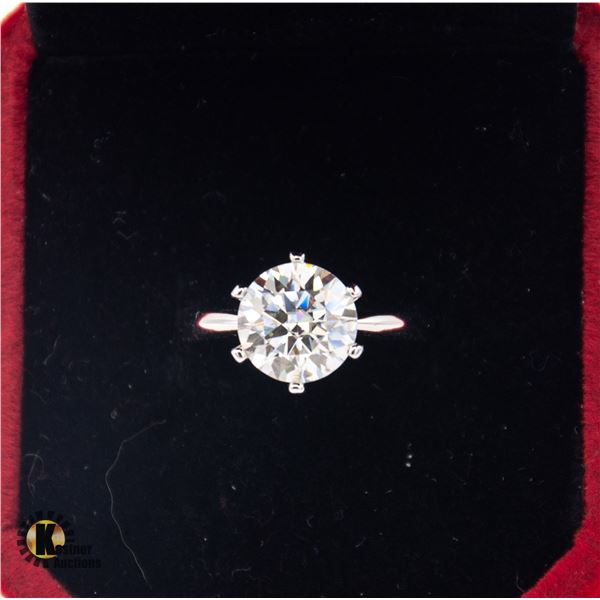 #1028-3.00 CT GRA CERTIFIED ROUND BRILLIANT CUT