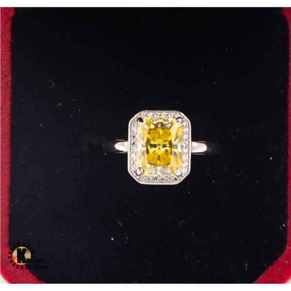 #1023-CUSTOM HAND SET 3.00 CT 7 X 9 RADIANT CUT