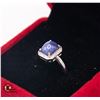 Image 2 : #1013-2.20 CT 6 X 8 CABOCHON CUT TANZANITE STONE