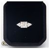 Image 1 : #1014-CUSTOM HAND SET 2CT PRINCESS CUT MOISSANITE
