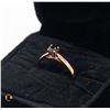 Image 2 : #1033-10 KT ROSE GOLD WITH ROUND BRILLIANT
