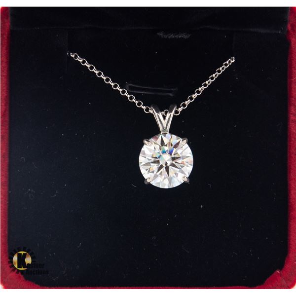 #1037-HAND SET 6.00 CT ROUND BRILLIANT CUT
