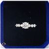 Image 1 : #1034-10KT WHITE GOLD WEIGHING 2.02G WITH 0.60 CT