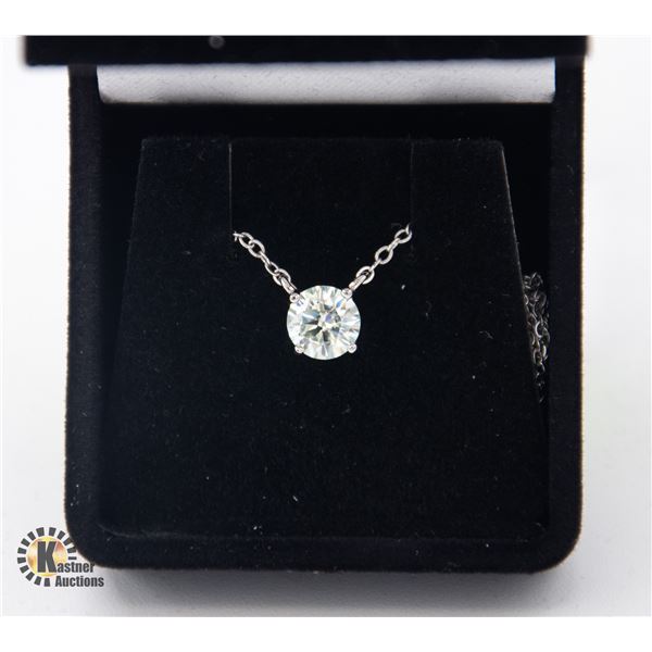 #1045-1.00 CT ROUND BRILLIANT CUT MOISSANITE