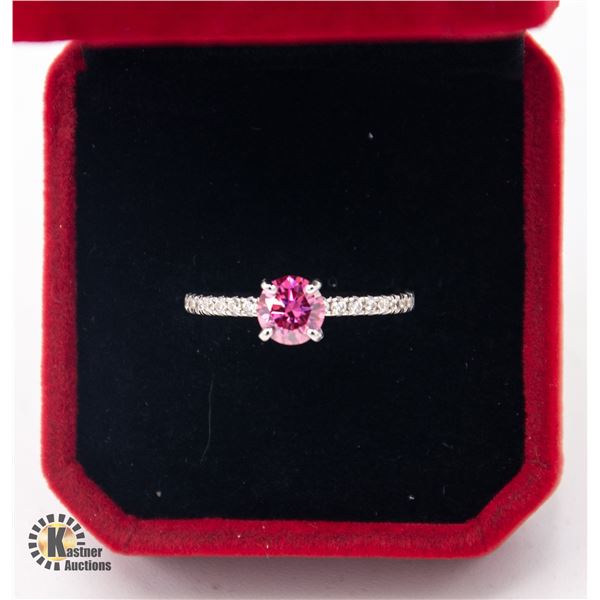 #1017-HAND SET 1.00 CT ROUND BRILLIANT CUT