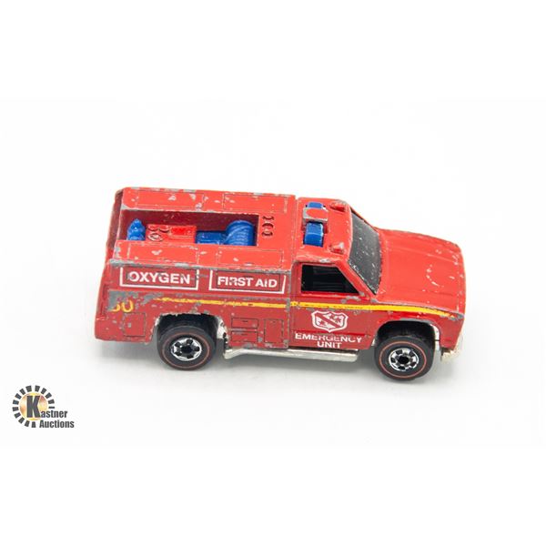1974 HOT WHEELS RED LINE EMERGENCY VEHICLE #50