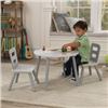 Image 1 : NEW KIDKRAFT ROUND STORAGE TABLE & 2 CHAIR SET