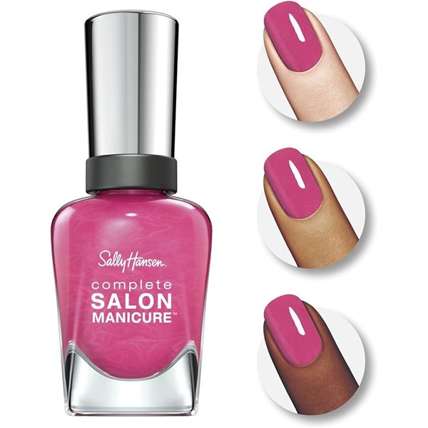 3 NEW SALLY HANSEN BACK TO THE FUCHSIA NAIL POLISH