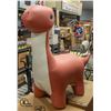 Image 1 : NEW KIDS OTTOMAN DINOSAUR BRACHIOSAURUS - RED