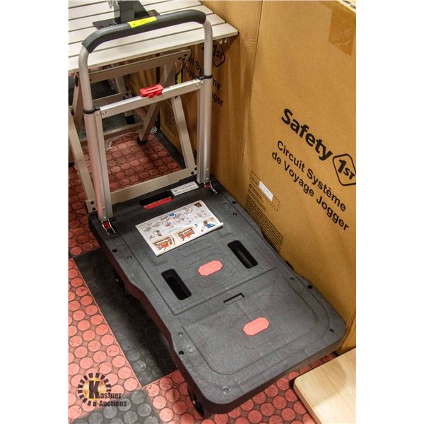 NEW UNPACKED 330LBS FOLDING HAND TRUCK W/ 360