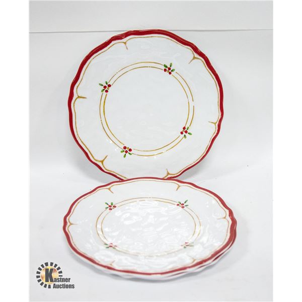 SET OF 4 APPETIZER PLATES