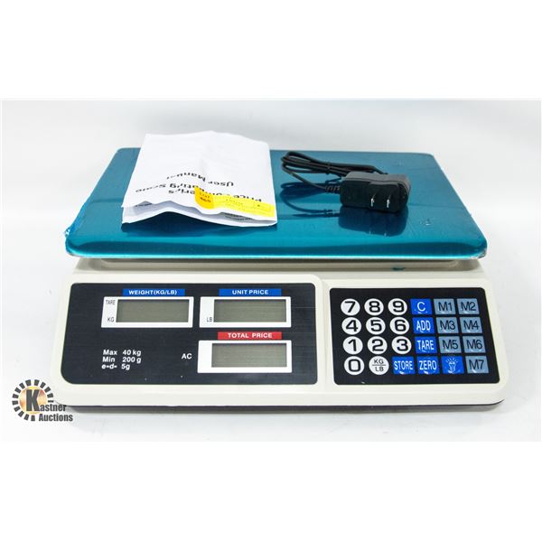 NEW ACS SERIES PRICE COMPUTING SCALE 200G - 40KG