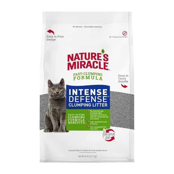 NEW NATURE'S MIRACLE INTENSE DEFENSE CLUMPING CAT
