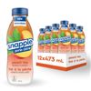 Image 1 : NEW CASE OF 12 SNAPPLE ZERO PEACH TEA