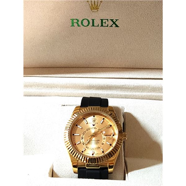 AUTOMATIC MOVT REPLICA ROLEX SKY DWELLER 42MM