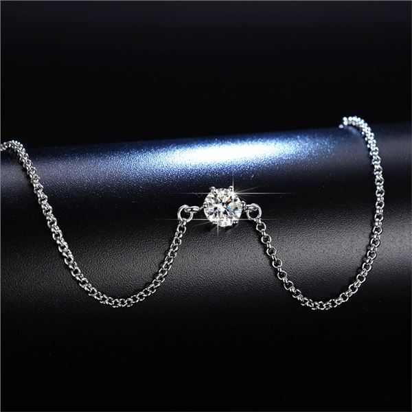1 CT GRA CERTIFIED MOISSANITE 925 SILVER BRACELET