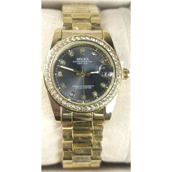 NEW REPLICA ROLEX QUARTZ WOMENS WATCH