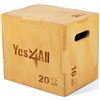Image 1 : NEW YES4ALL WOODEN PLOW 24X20X16"
