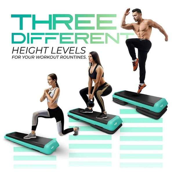 NEW YES4ALL GREEN 3 LEVEL WORKOUT PLATFORM