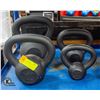 Image 1 : NEW YES4ALL KETTLEBELLS  5+10+15+25LBS