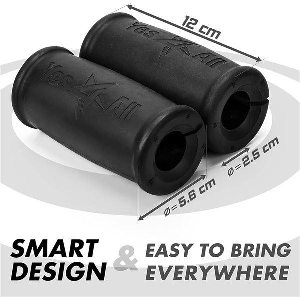 NEW YES4ALL BLACK EXTREME GRIPS