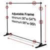 Image 1 : NEW AKTOP 8X8 HEAVY DUTY BACKDROP BANNER STAND
