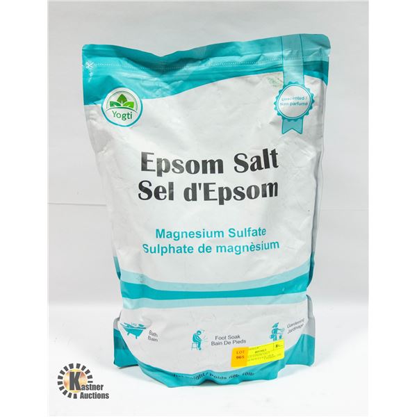 NEW YOGTI EPSOM SALT MAGNESIUM SULFATE 10LB