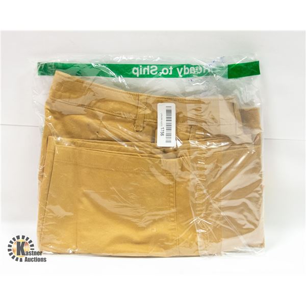 NEW AMAZON ESSENTIALS CHINO SHORT DARK YELLOW