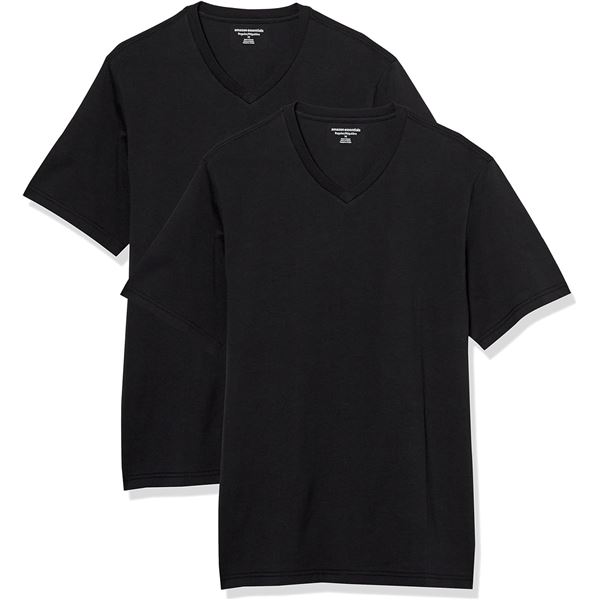 NEW AMAZON ESSENTIALS MENS REGULAR FIT SHORTSLEEVE