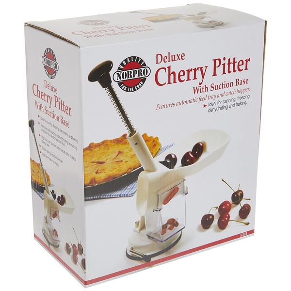 NEW DELUXE CHERRY PITTER WITH SUCTION BASE