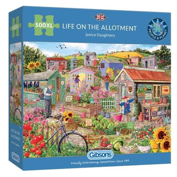 NEW GIBSONS LIFE ON THE ALLOTMENT 500XL PC PUZZLE