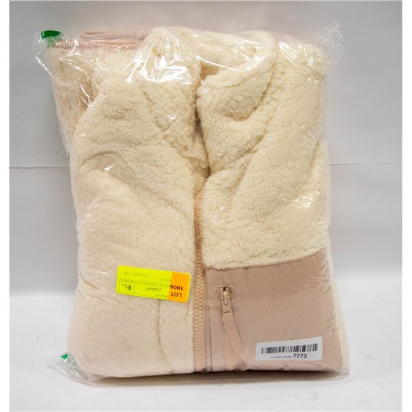 NEW AMAZON ESSENTIALS XL WHITE JACKET