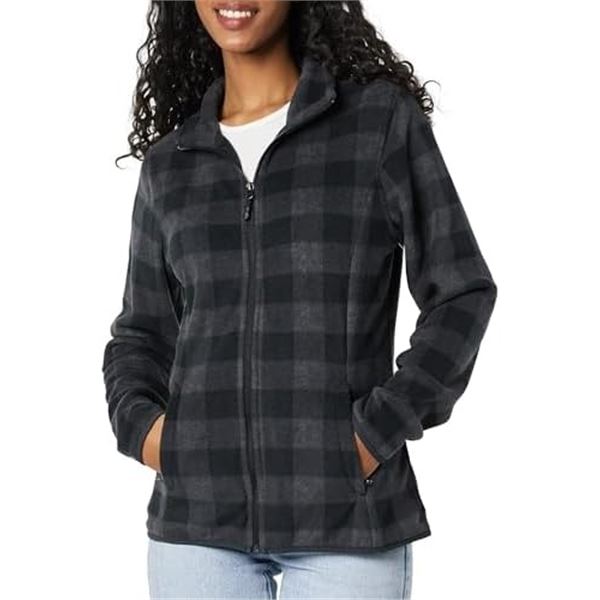 NEW AMAZON ESSENTIALS WOMENS FULL ZIP POLAR FLEECE