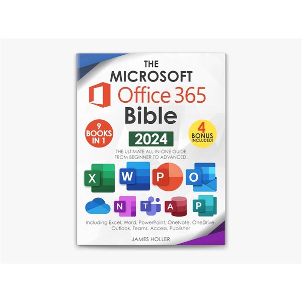 PAPERBACK-THE MICROSOFT OFFICE 365 BIBLE 2024